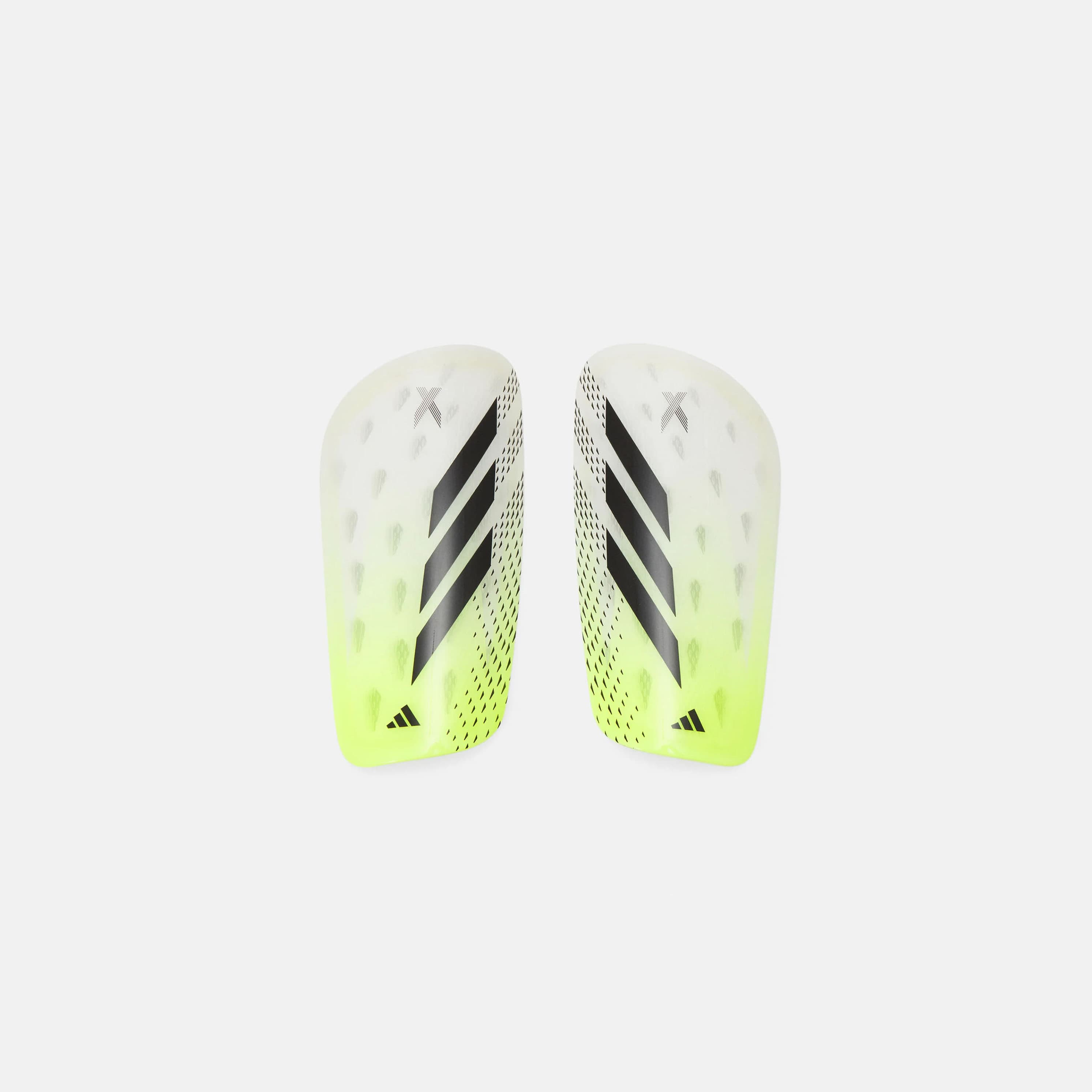 Adidas X League Shin Guards - White / Black / Lucid Lemon
