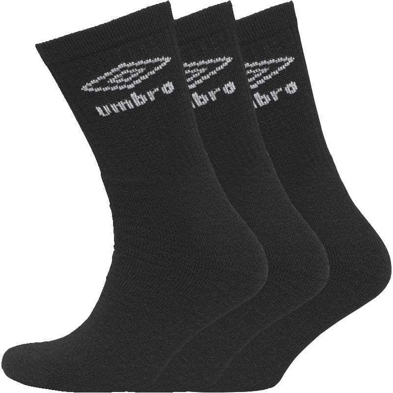 Umbro 3 Pairs Socks - Black