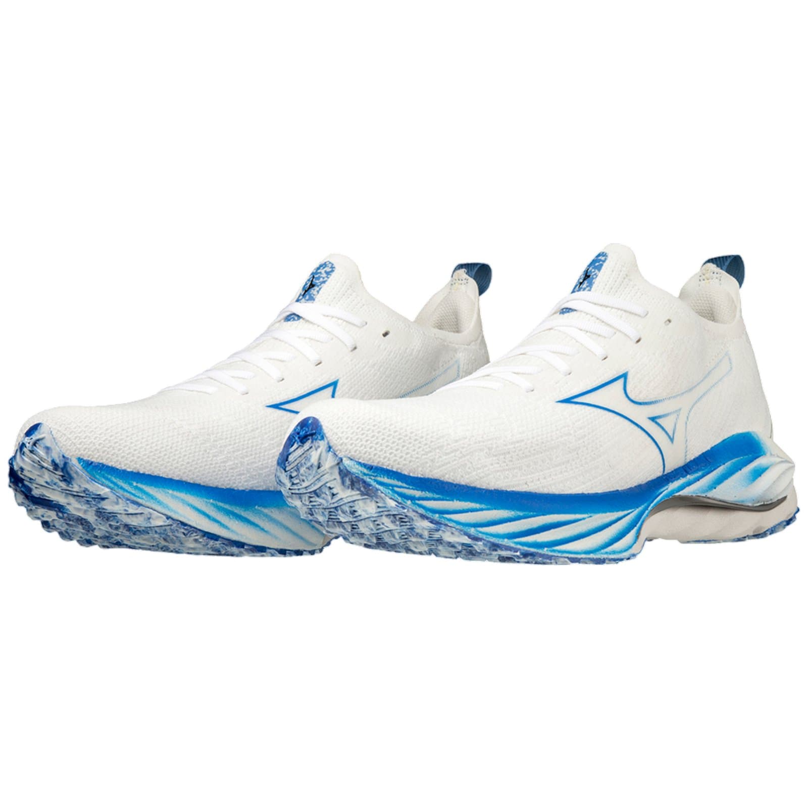 Wave Neo Wind Running Shoes - Undyed White/Peace Blue