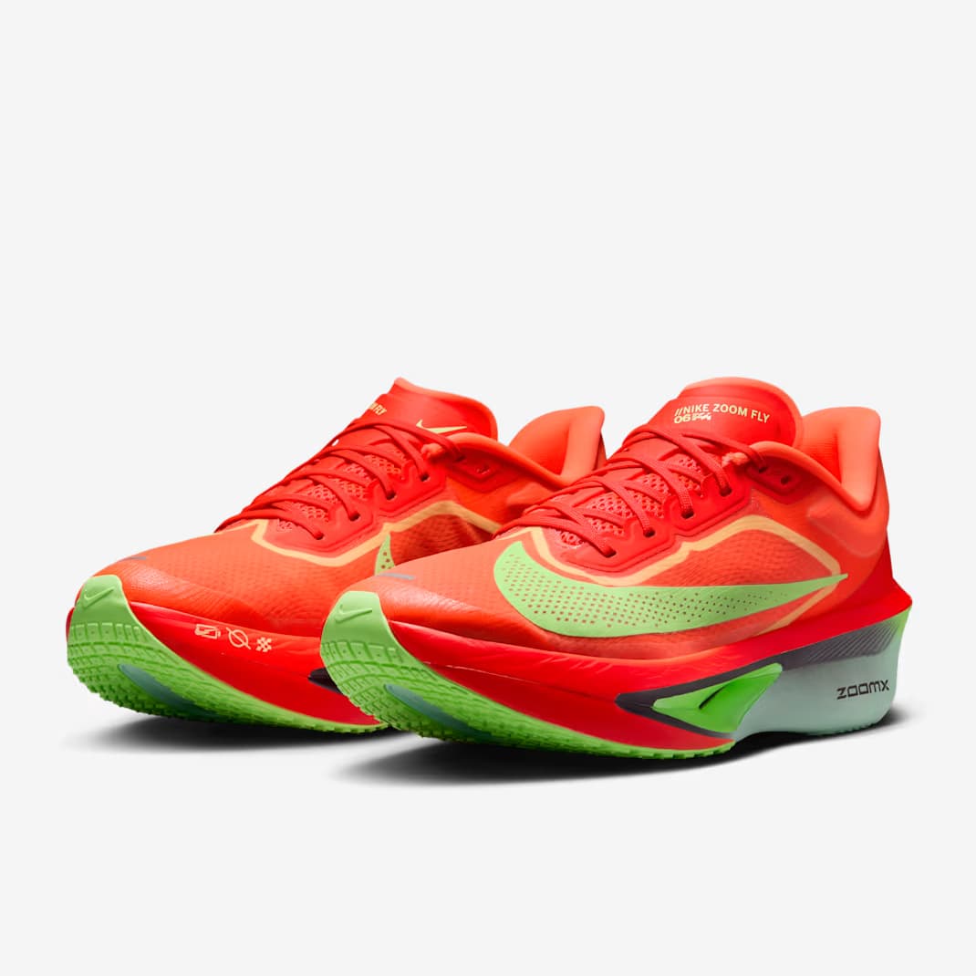 Nike Zoom Fly 6 Men's - Bright Crimson/Cave Purple/Lime Blast
