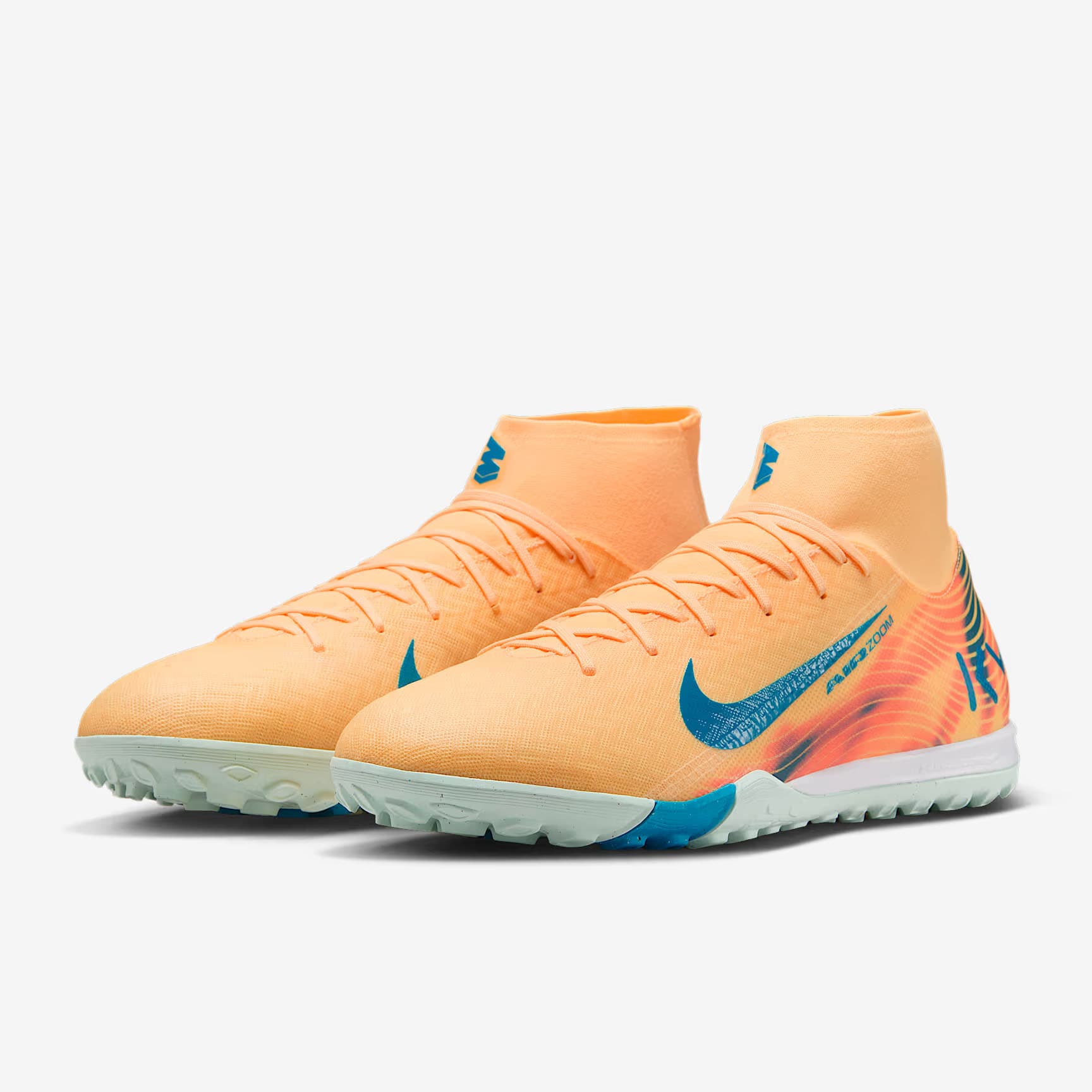 Nike Mercurial Superfly 10 Academy KM TF - Melon Tint/Igloo/Neo Turquoise