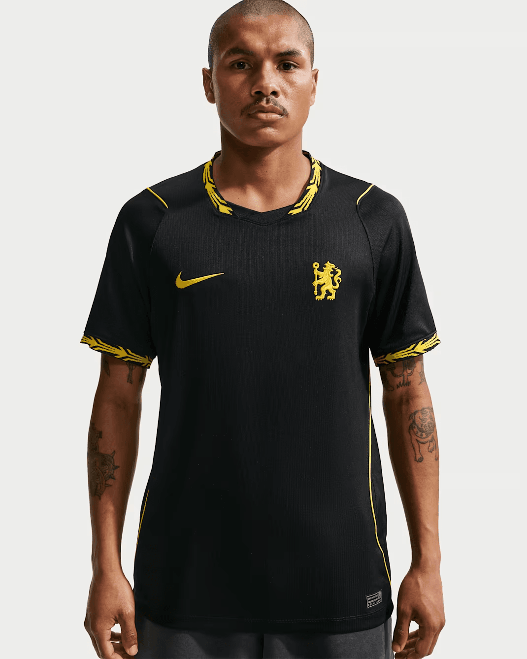 Chelsea FC 2026/27 Away Replica Jersey - Black/Midwest Gold/Midwest Gold