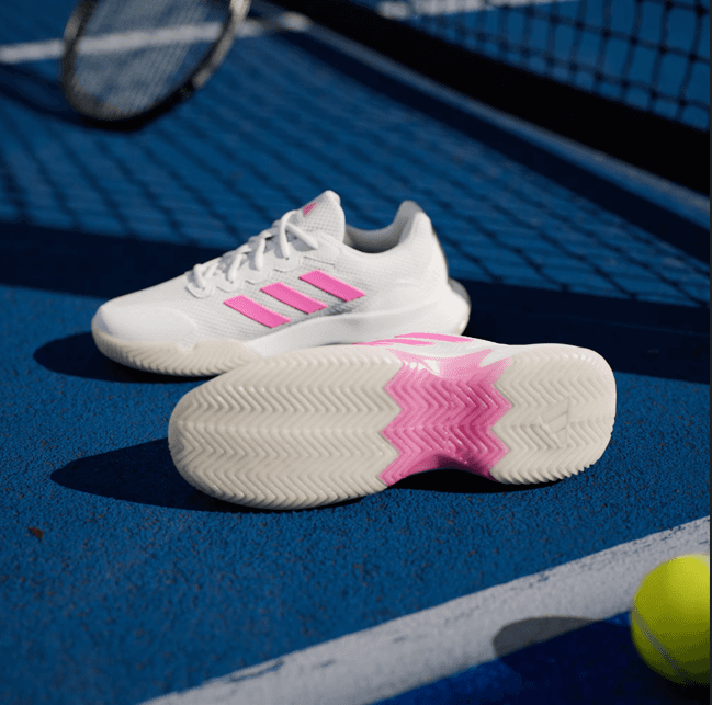 adidas Gamecourt 2.0 Tennis Shoes - Core White / Lucid Pink / Core Black