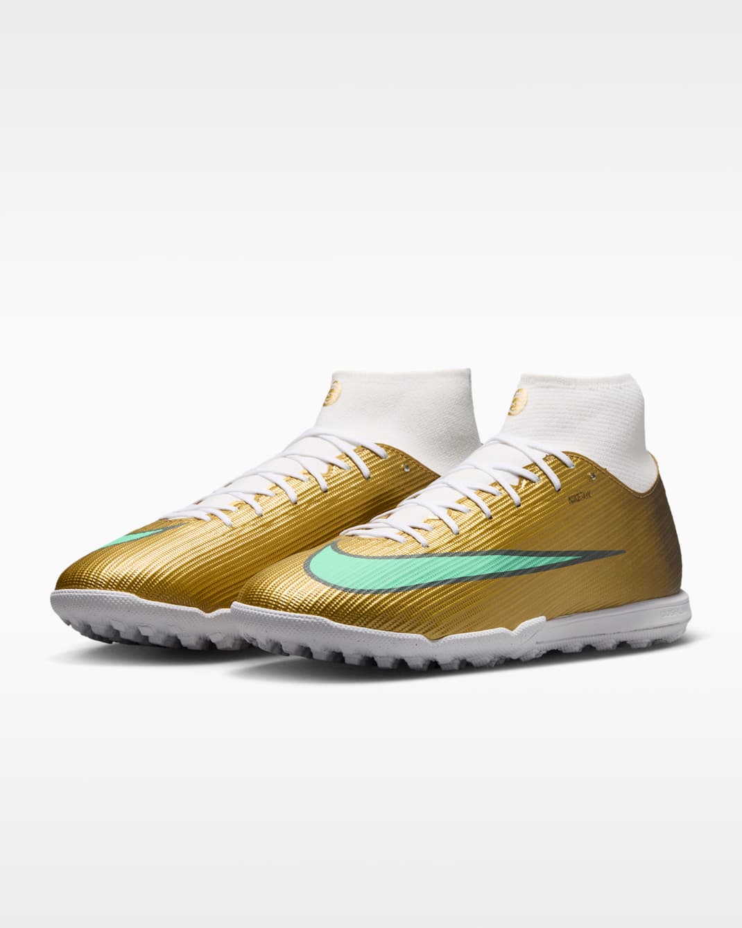 Nike Mercurial Superfly 11 Academy KM TF - Metallic Gold/Green Glow