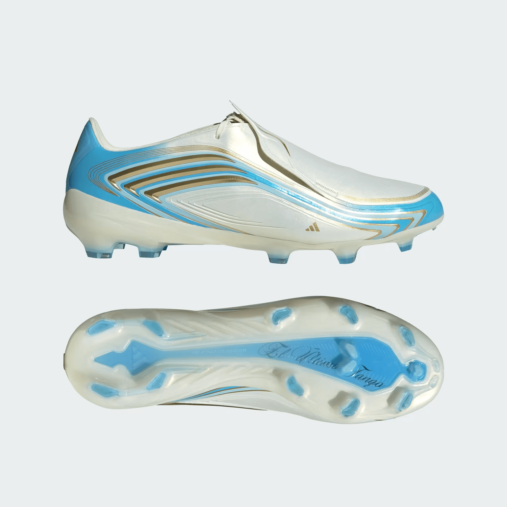 adidas F50 Pro x Messi FG - Ivory/Semi Blue Burst/Icey Blue