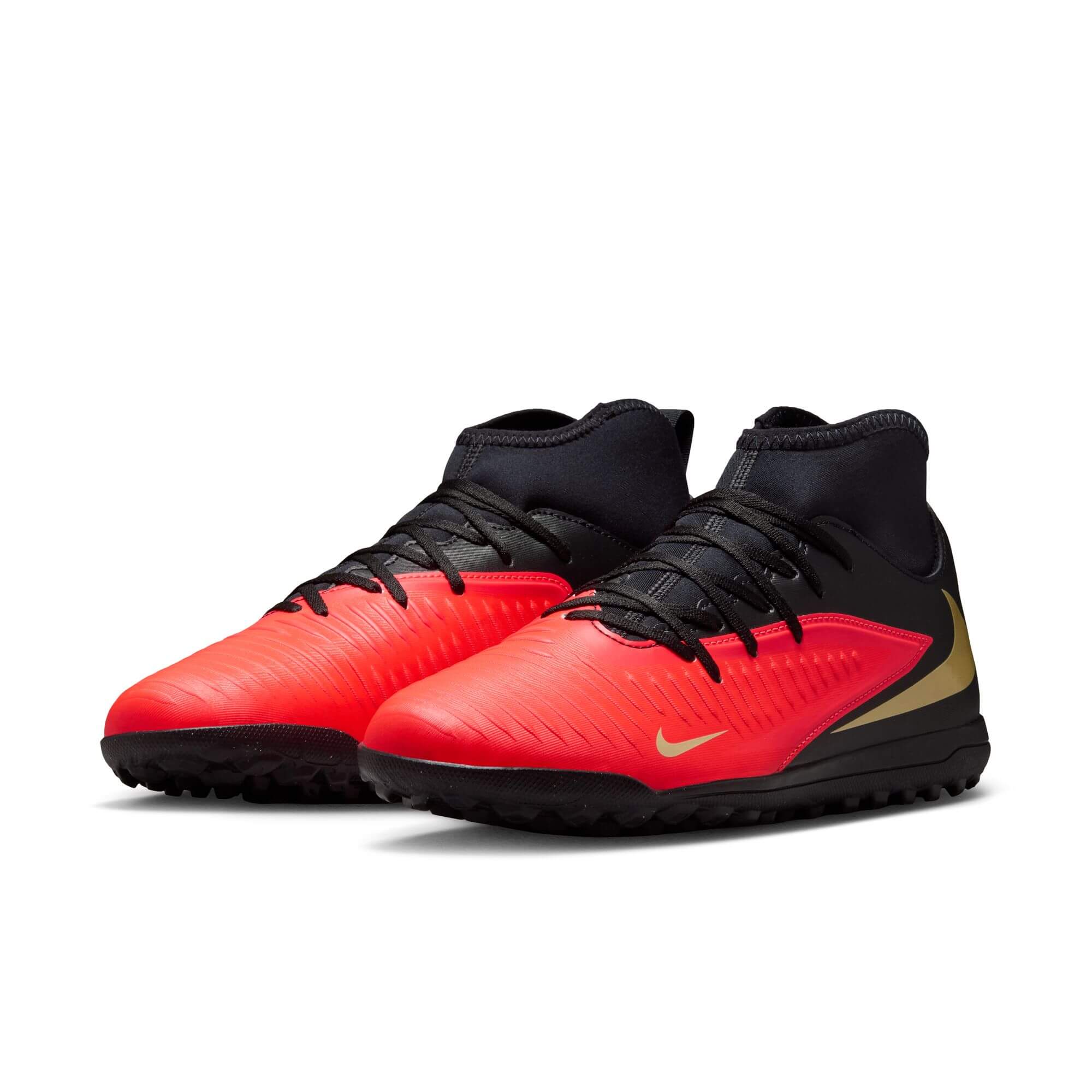Nike Phantom 6 High Club TF - Bright Crimson/Black/Blur