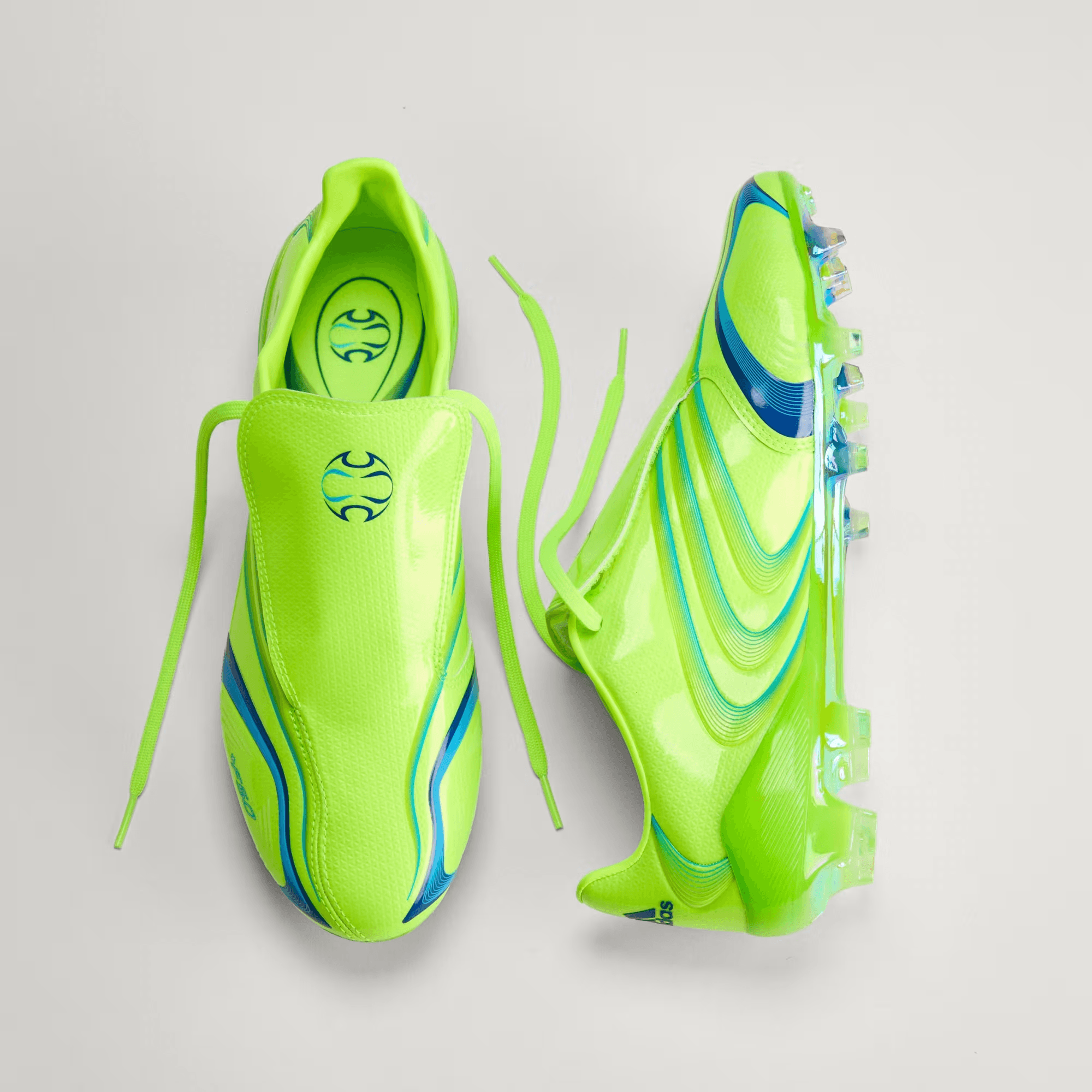 adidas F50 TUNIT FG - Lucid Lemon / Royal Blue / Lucid Aquamarine