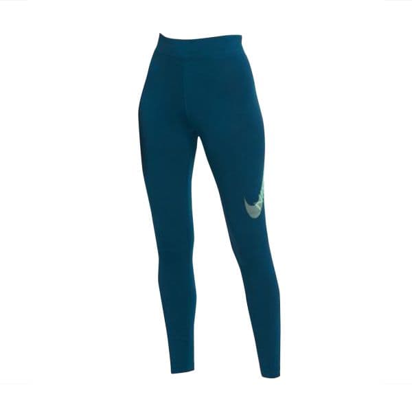 Nike Sportswear Swoosh Women's High-Waisted Leggings - Blue