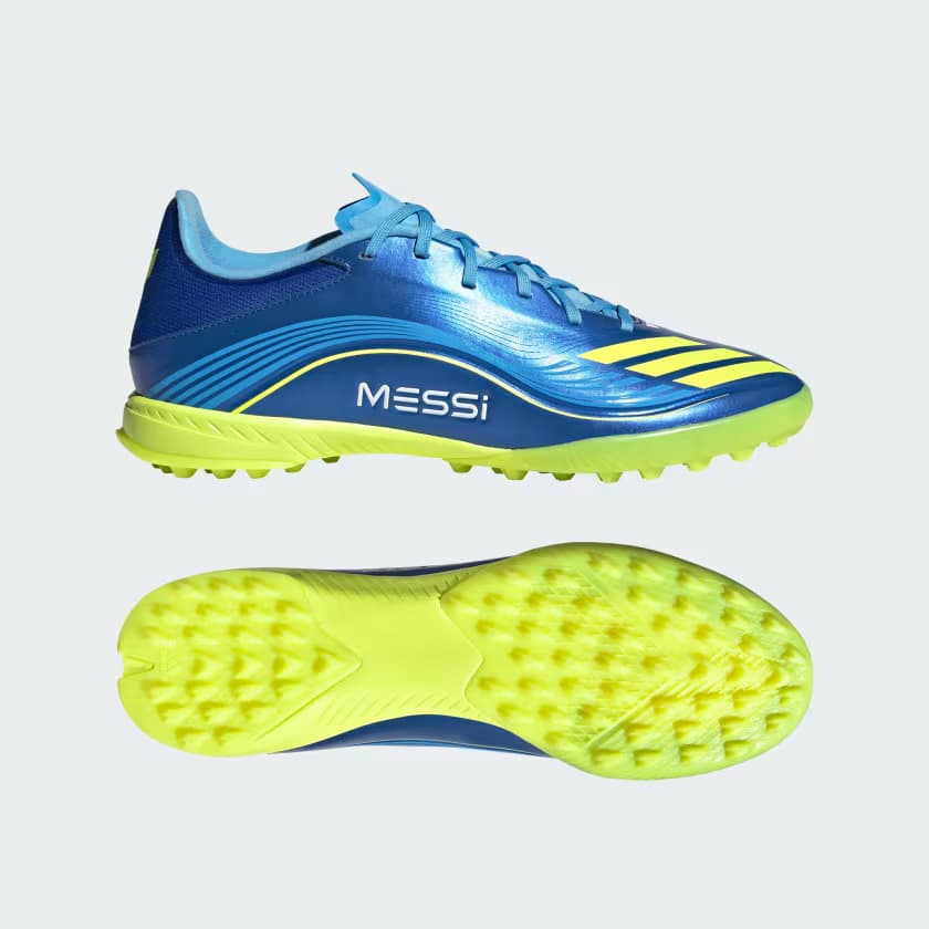 adidas F50 Messi League TF - Royal Blue/Solar Yellow/Semi Blue Burst