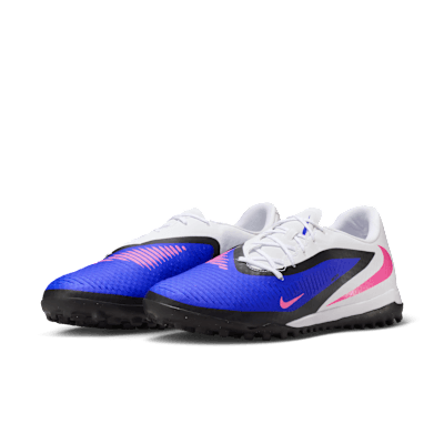 Nike Phantom 6 Low Academy TF - Racer Blue/White/Pink Blast