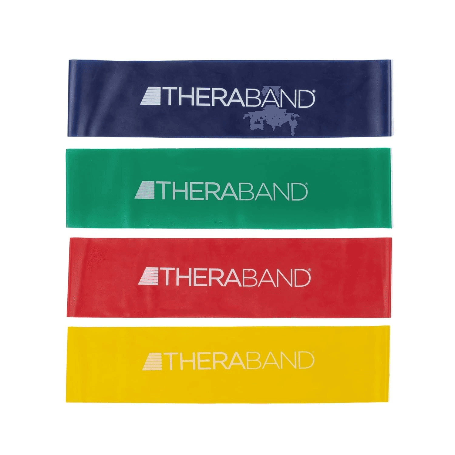 THERABAND Resistance Band Loop Set - Yellow/Red/Green/Blue