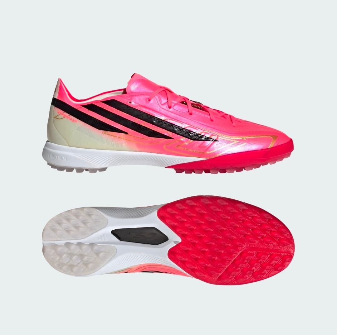 adidas F50 Hyperfast PRO TF - Solar Turbo / Core Black / Gold Metallic