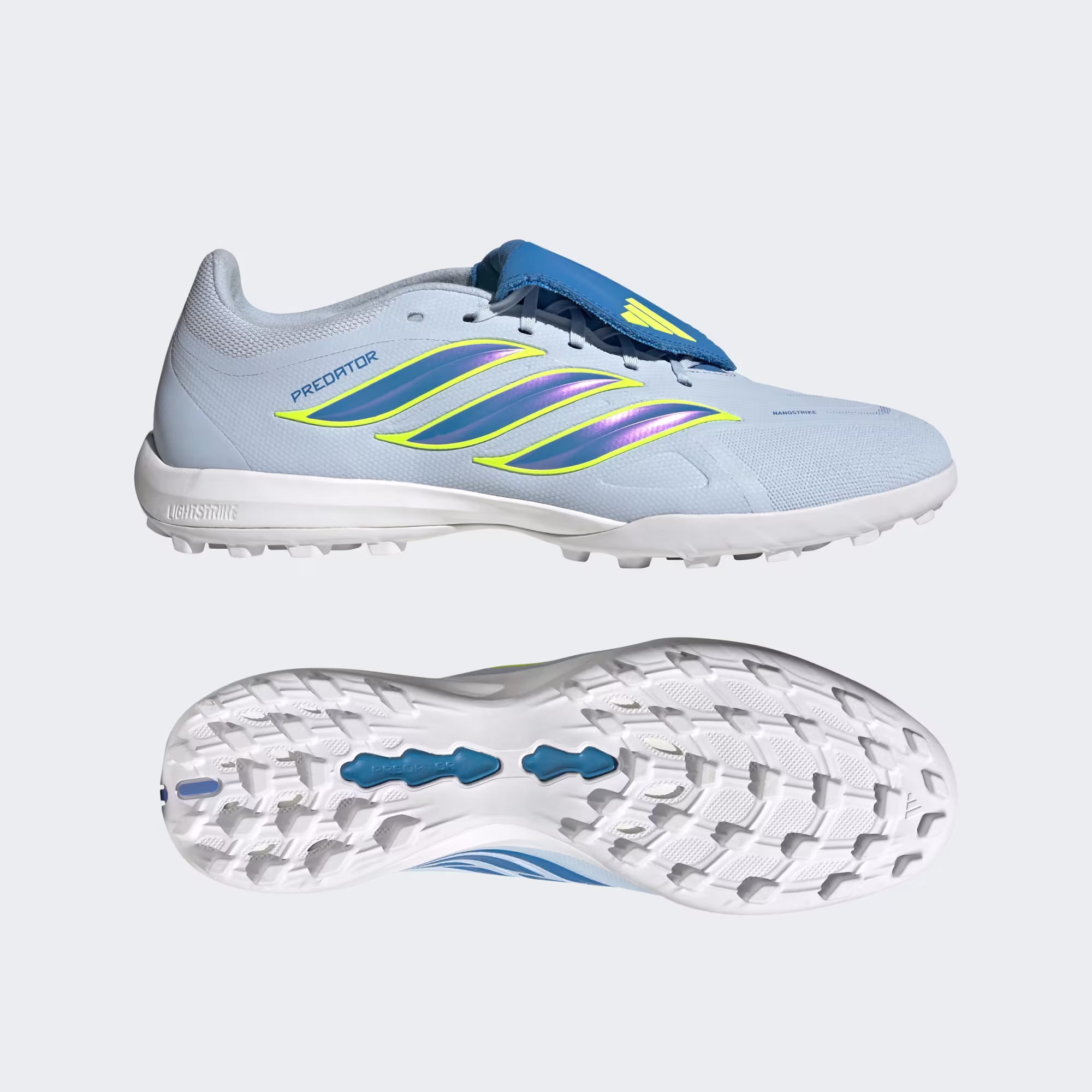 adidas Predator League FT TF - Crystal Sky/Ray Blue/Team Solar Yellow 2