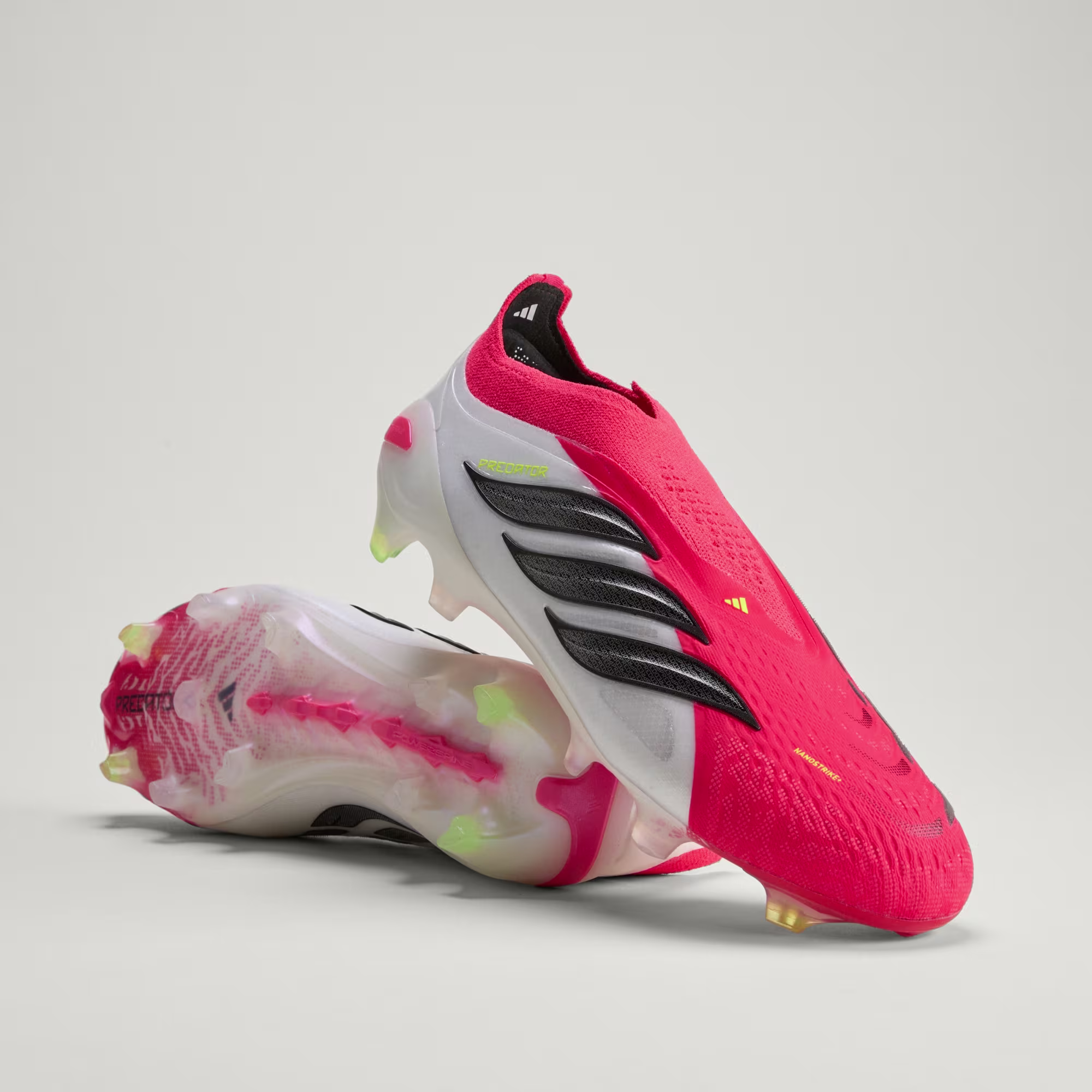 adidas Predator Elite Laceless FG - Lucid Red / Core Black / Cloud White